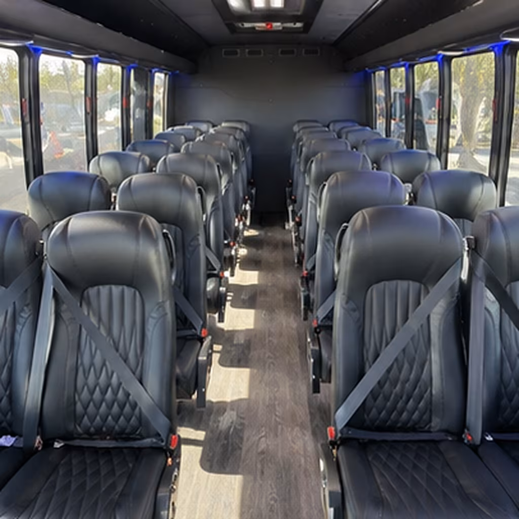 minibuses and charter buses to xfinity center shows from newton