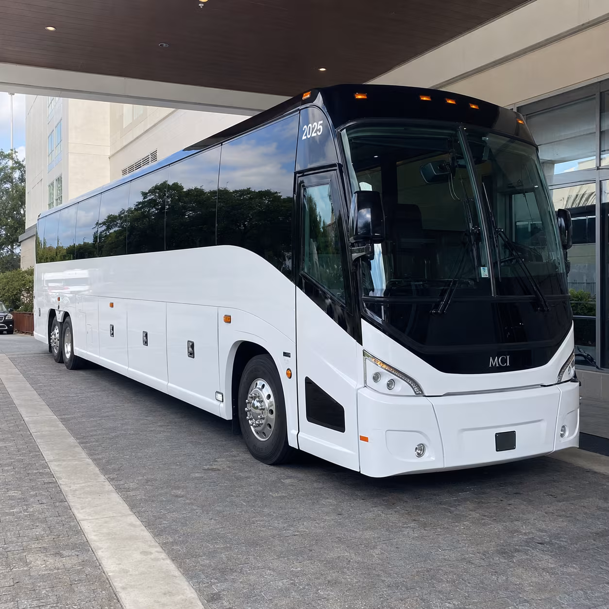 newton 54 passenger charter bus