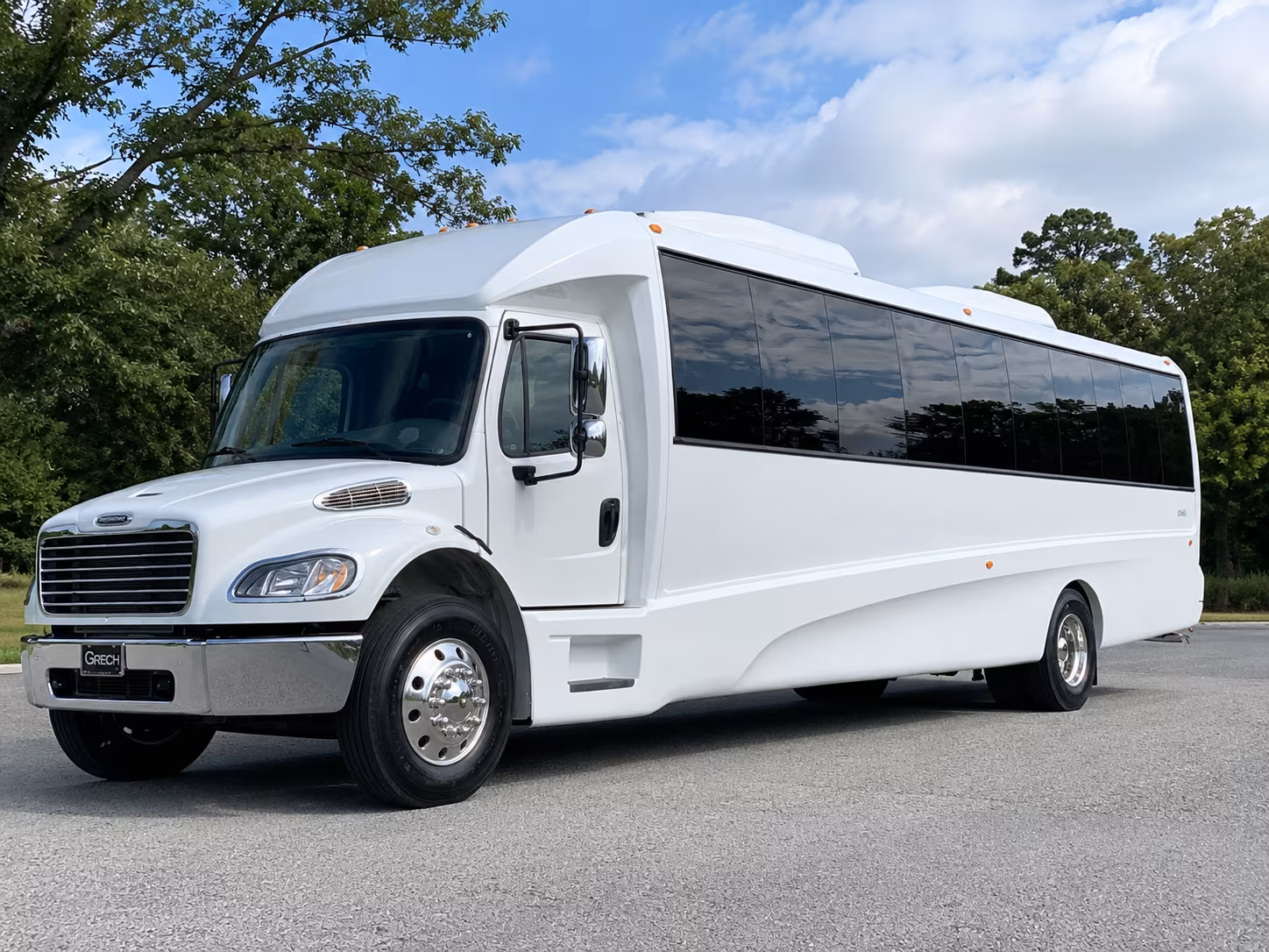 newton anniversary party bus rental
