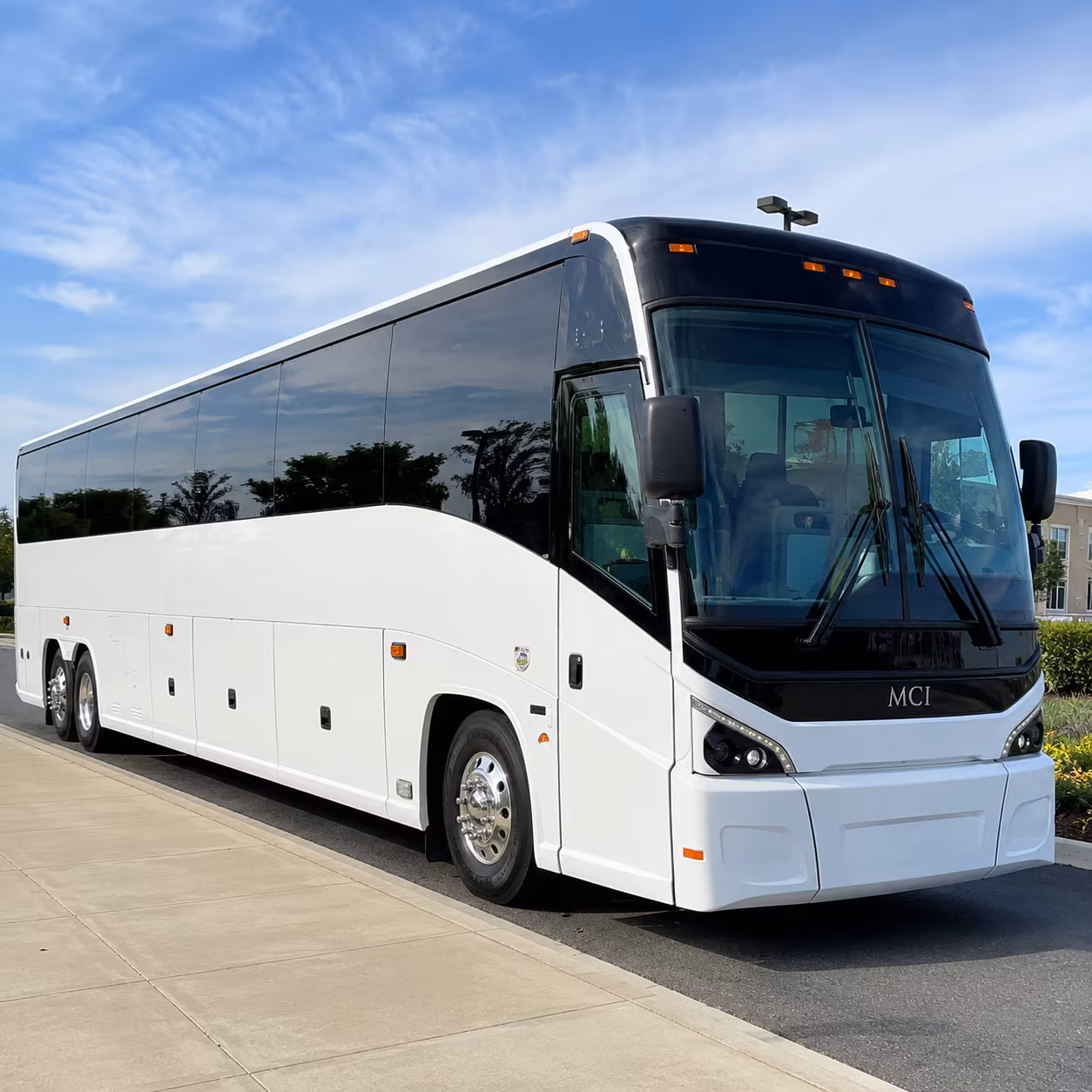 newton charter bus