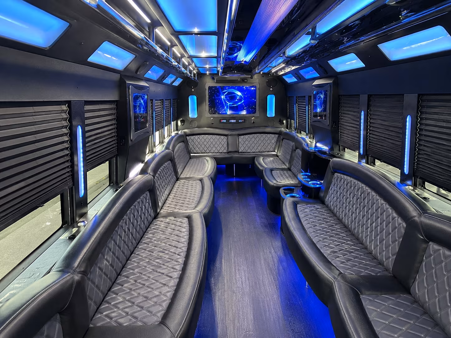 newton corporate party bus rental