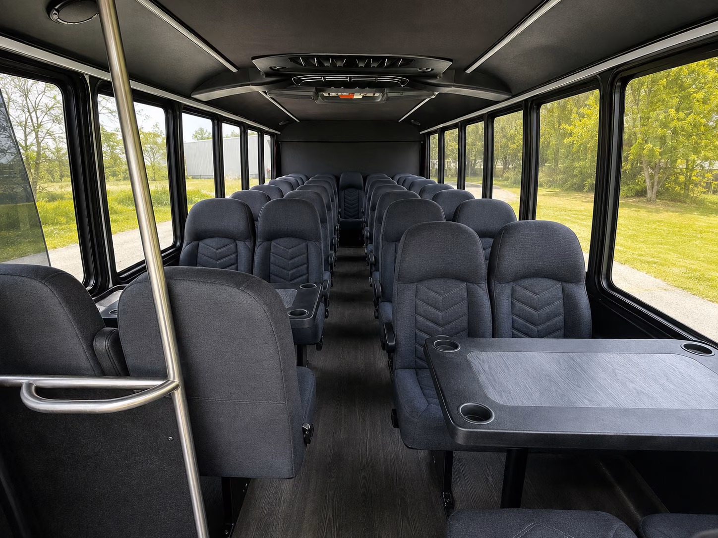 newton prom transportation onboard seating