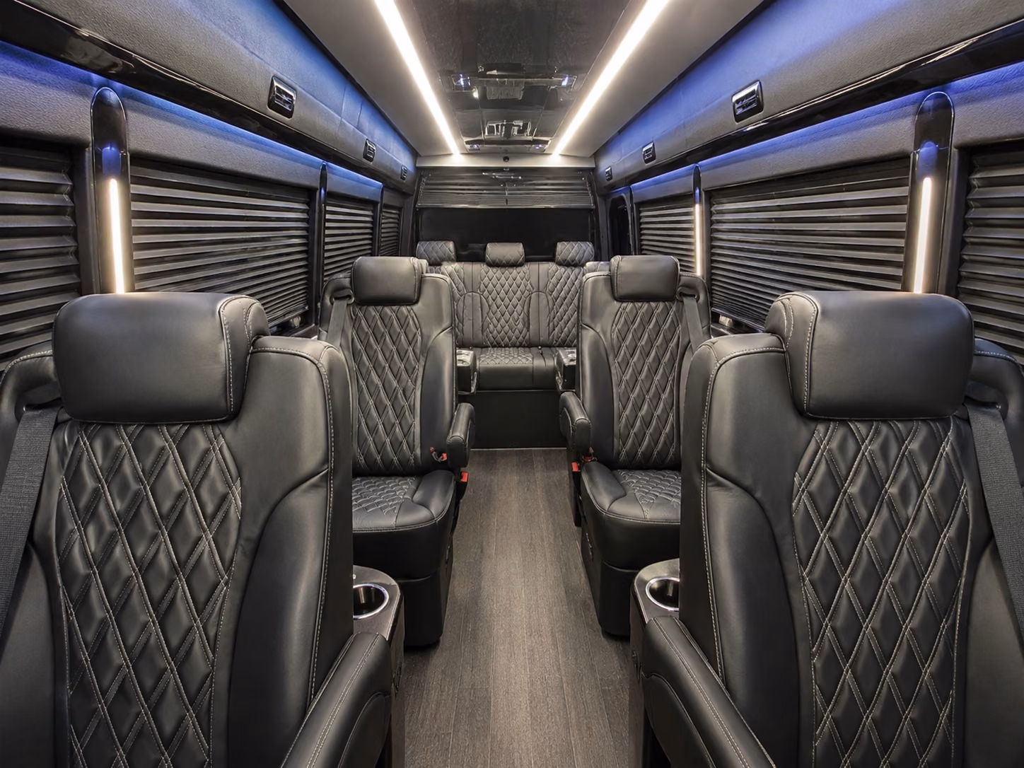 newton sprinter van with driver inside