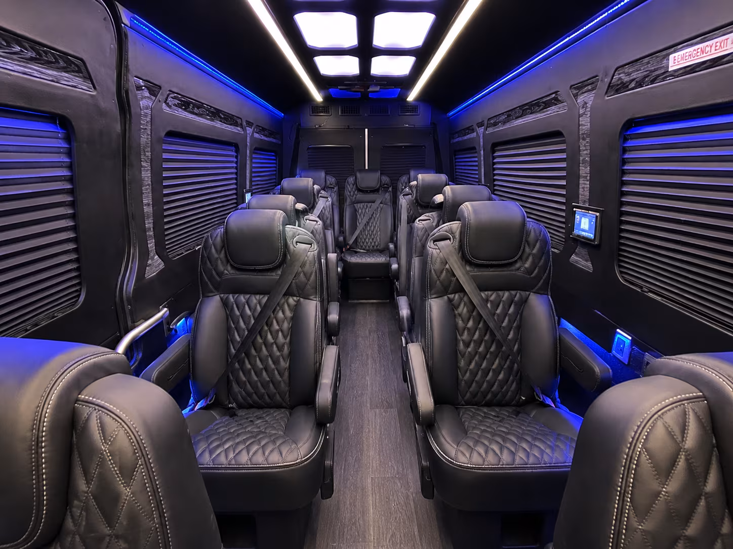 newton sprinter van with driver interior
