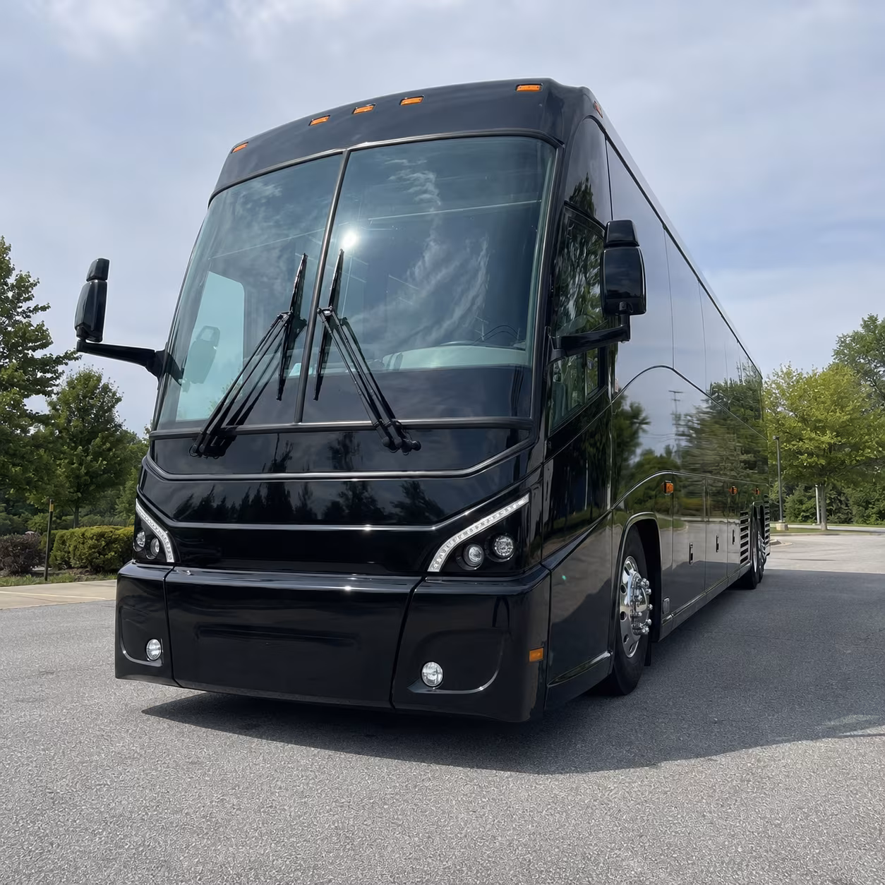 newton wedding charter bus rental
