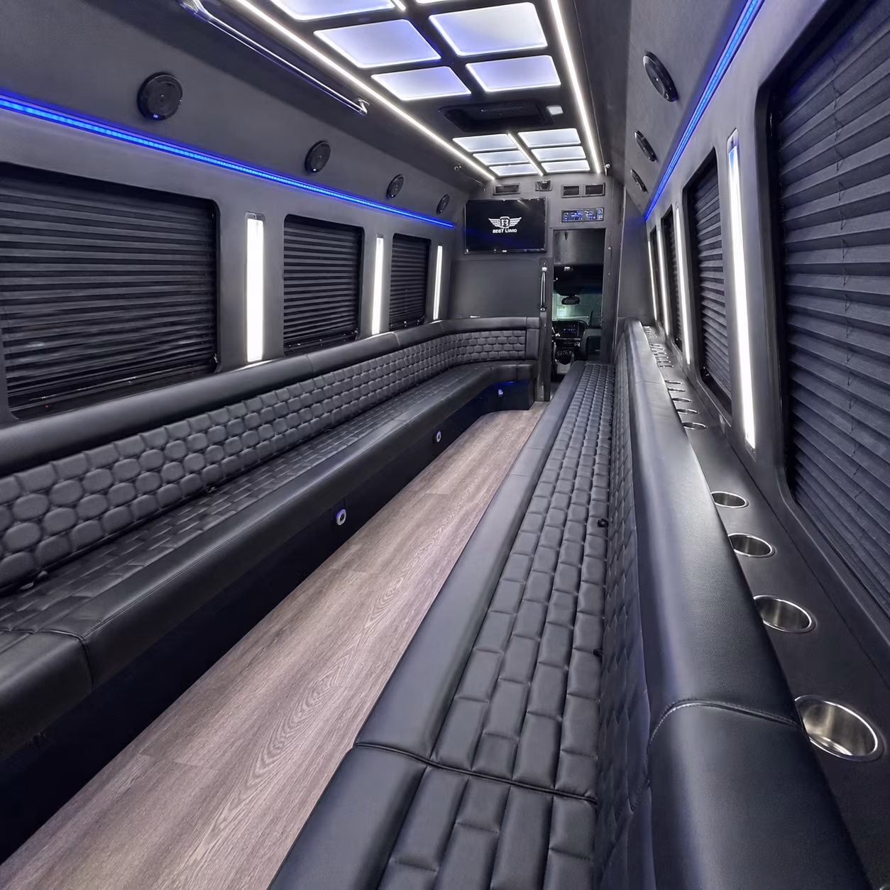 newton wedding party bus rental