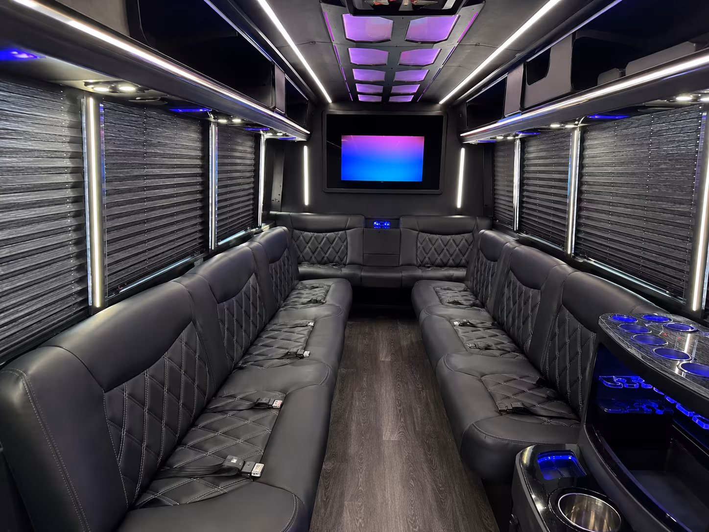 party buses for newton wedding parties and bridal groups